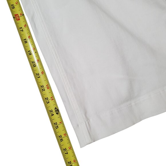 SPANXshape EveryWear Cropped Wide Leg Jeans with Patch Pockets White - Picture 14 of 15